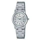 Relógio Feminino Casio Ltp-v002d 7bu Prata Analógico