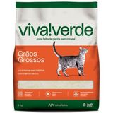 Areia Higiênica Para Gatos  Viva Verde Grãos Grossos - 4kg