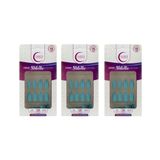 Unhas Postiças Fhaces Stiletto Colors Tiffany 28un - Kit 3un