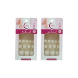 Unhas Postiças Fhaces Para Os Pes Natural Up1400 - Kit C/2un