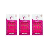 Unhas Postiças Fhaces Top Coalt Neon Shock - Kit C/3un