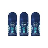 Desodorante Roll-on Nivea 50ml Masc Dry Fresh - Kit Com 3un