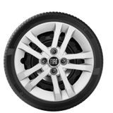 1x Calota Fiat Mobi Argo Novo Uno 2021 Aro 14 Prata 294cb