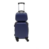 Mala De Viagem Media 23kg + Frasqueira Com Abs Rodinhas 360