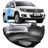Pisca Seta Retrovisor Tiguan 2009 À 2018 Luz Cortesia - Dir