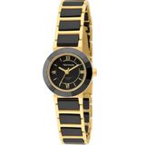 Relógio Feminino Michael Kors Preto E Dourado 23mm Wr 50m