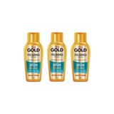 Condicionador Niely Gold 175ml Oleo Argan Pós Quimica - 3un