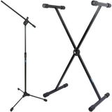 Kit Suporte Teclado Ask X10s + Suporte Microfone Ask Tps