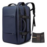 Mochila Executiva Para Viagem Expansível Usb D&#39;agua 27-45l
