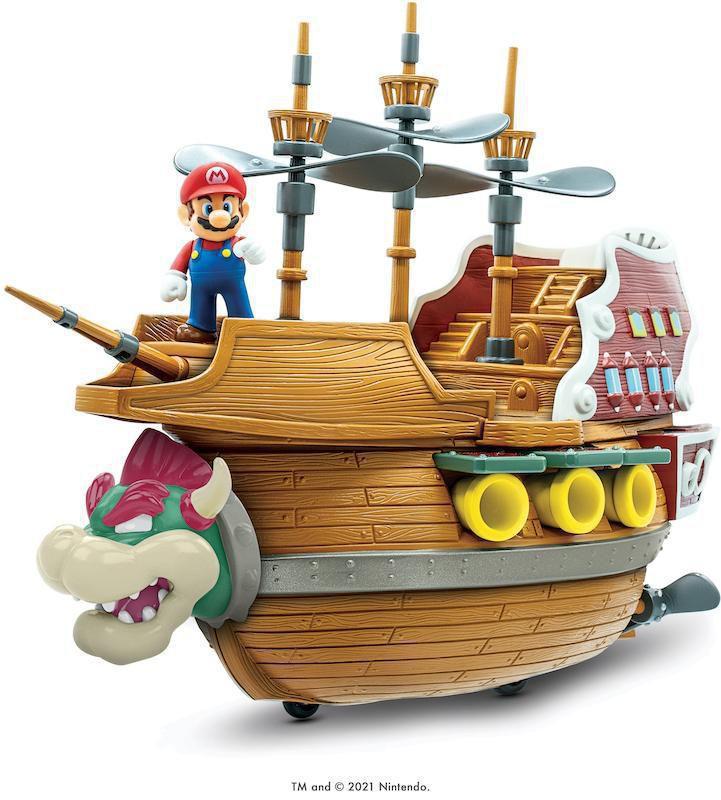 Super Mario Playset Deluxe Navio Bowser Ship Candide 3021