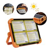 Lanterna Solar Led Prova Dágua Camping Recarregável Tática