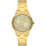 Relógio Orient Feminino Ref: Fgss0225 C3kx Casual Dourado