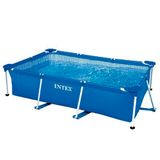 Piscina De Armação Intex 3.834l Estrutural Retangular