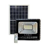 Refletor Holofote Led Solar 200w 6000k +placa Solar+controle