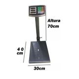 Balança Plataforma Digital 150kg 40x30cm Bi Volt Com Bateria