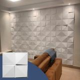 Decoração Paredes Revestimento 3d Modelo Cubos 50x50cm