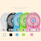 Mini Ventilador Elétrico Portátil Com Bateria De Lítio E Carregamento Usb
