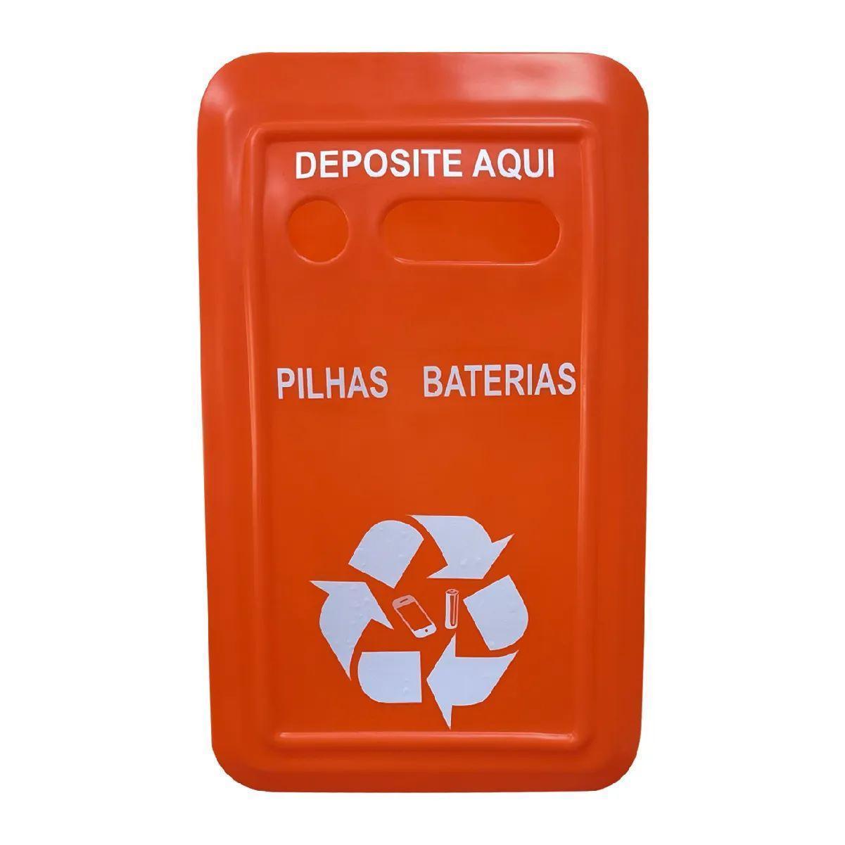 Lixeira Para Descarte De Pilhas E Baterias De 30 Litros