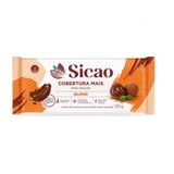 Barra De Chocolate Blend Cobertura Mais 1,01kg Sicao