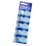 Bateria De Lítio Cr2025 3v Blister 5 Unidades