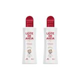 Hidratante Davene Leite E Aveia 180ml Ex Seca Kit 2un