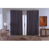 Cortina Para Sala Quarto Blackout Tecido 5,00x2,80 Ellegance