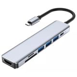 Hub Usb Tipo C 7 Em 1 Hdmi Thunderbolt 4k Usb 3.0 Otg