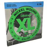 Jogo De Cordas 08 Guitarra Nickel Wound Daddario Exl130 Leve