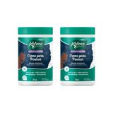 Creme Para Pentear Kolene 1kg Brilho Poderoso - Kit Com 2un