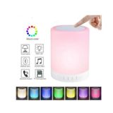 Alto-falante Bluetooth Ss-671 Lâmpada De Toque Sem Fio Com Luz Led