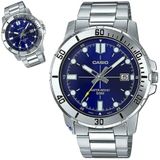 Relógio Masculino Casio Prateado Original Mtp-vd01d-2evudf