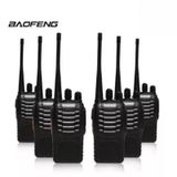 Kit 6 Radio Walk Talk Comunicador 16 Ch 12km Baofeng 777 Ht