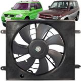 Ventoinha Ld Direito Radiador Mitsubishi Pajero Io Tr4 99/15