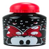 Garrafa Alumínio Preto Minnie 500ml - Disney