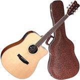 Violão Eletroacústico Eagle Emd370 Ce Cap Fishman Com Case