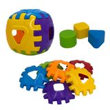 Cubo Didático Monta E Desmonta Com 3 Peças De Encaixar