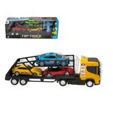 Caminhão Cegonheira Grande Com 3 Carrinhos