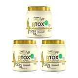 Botox Garota Vip B.tox Capilar Organico 1000g - Kit Com 3un