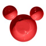 Bowl Tigela Vermelha Orelha Mickey Disney