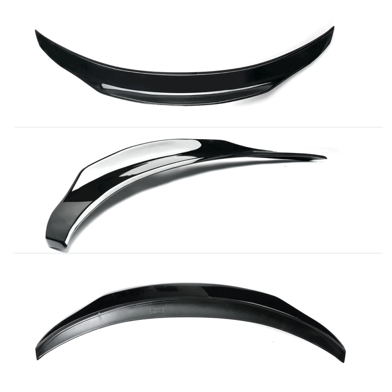 HELEVIA Spoiler VENTATION Signage ARRIÈRE, Paire Noire