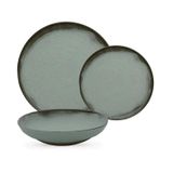 Jogo De Pratos Kit 24 Peças Oxford Cerâmica Flat Pacifico
