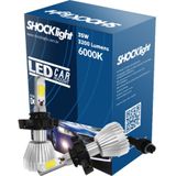 Lampada Led Head Light H16 Shocklight 3200 Lumens Com Reator