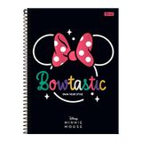 Caderno 10 Matérias 160fls Minnie Vintage Bowtastic Foroni