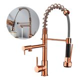 Torneira Gourmet De Cozinha Rose Pia Monocomando Inox 304