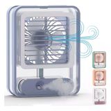 Mini Ventilador Ar Climatizador Umidificador Portátil 3x1