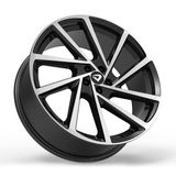 Roda R-seven (2005) 20x7,5 5x100 Et 42 Preto Diamantado