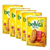 Biscoito Integral Belvita Maçã E Canela 75g Kit C/20 Caixas