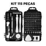 Kit Ferramentas Profissional Multiuso Troca De Tela 115 Em 1