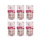 Unhas Postiças Fhaces Natural Oval Com 24un - 6un