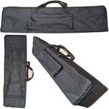 Capa Bag Para Teclado Yamaha Moxf8 Nylon Master Luxo Preto